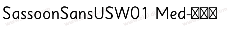 SassoonSansUSW01 Med字体转换